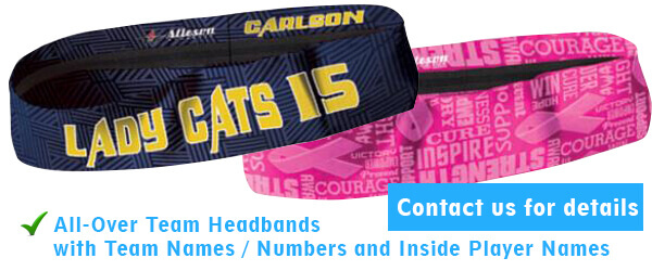 Custom All-Over Softball Headband